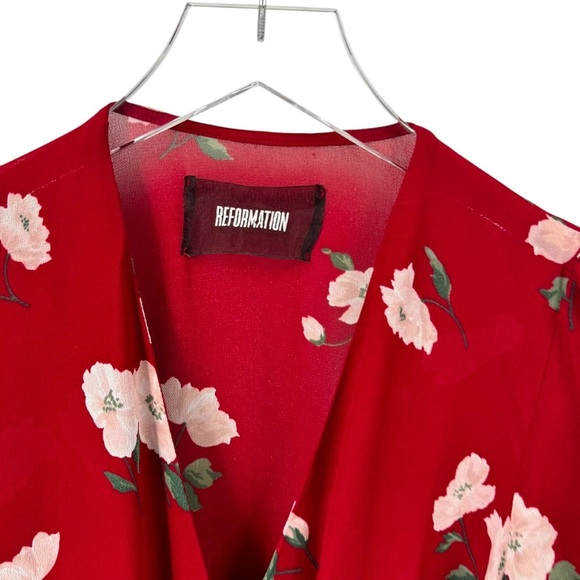 Reformation Whitby Floral Mini Dress B282 - Picture 4 of 5